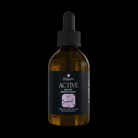 Frasco ámbar con gotero del sérum ACTIVE de 2Square Professional